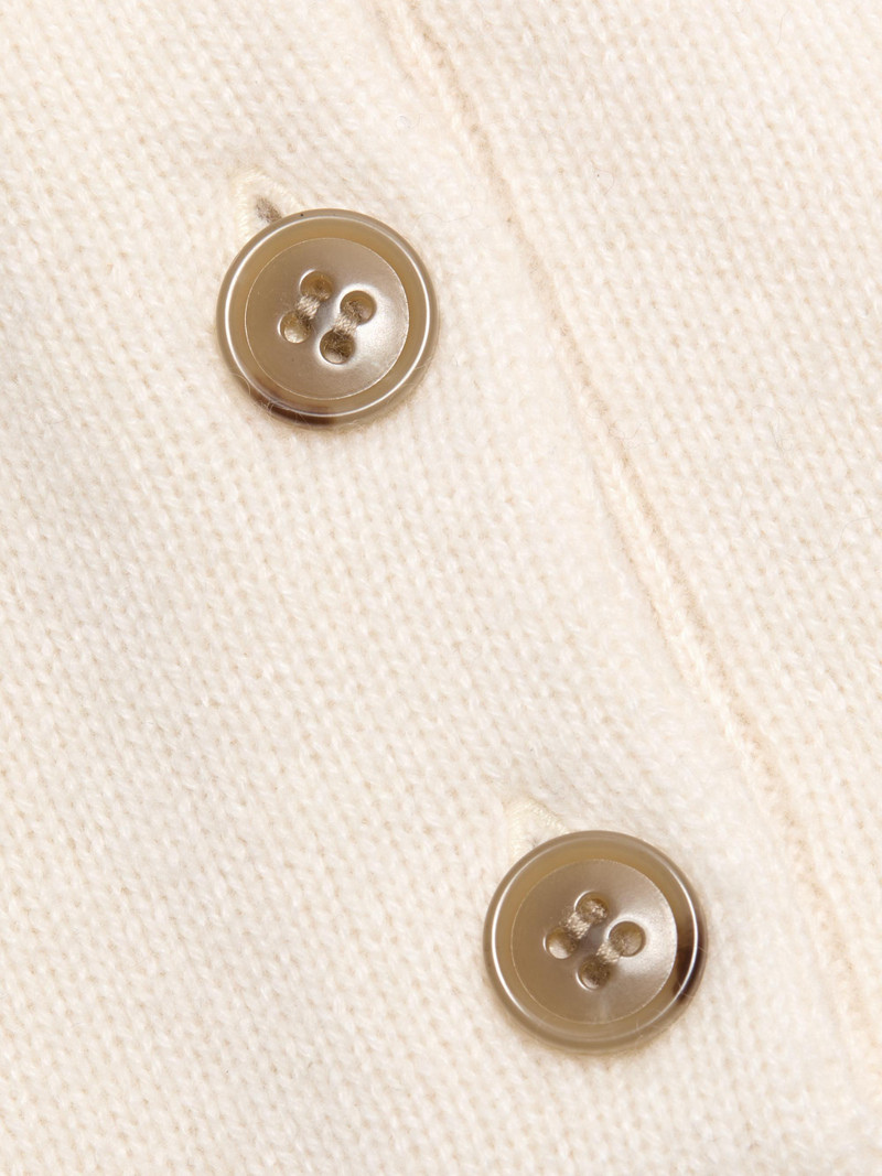 Women's Maisie Cashmere Regular-Fit Polo Sweater - Cream 7