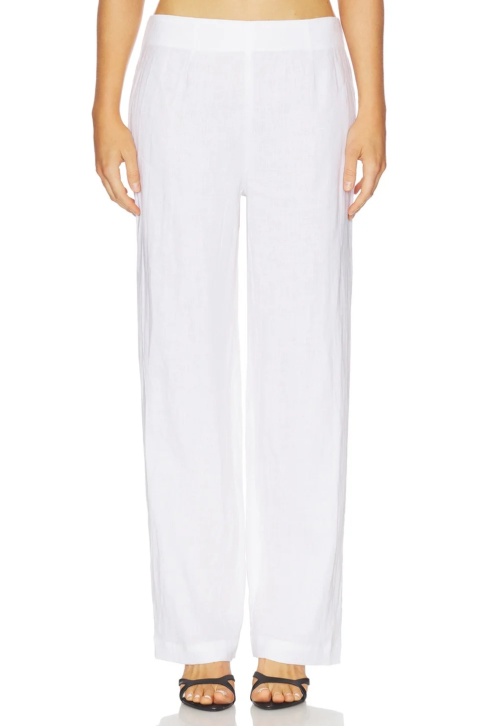 Linen Flat Pant - 1