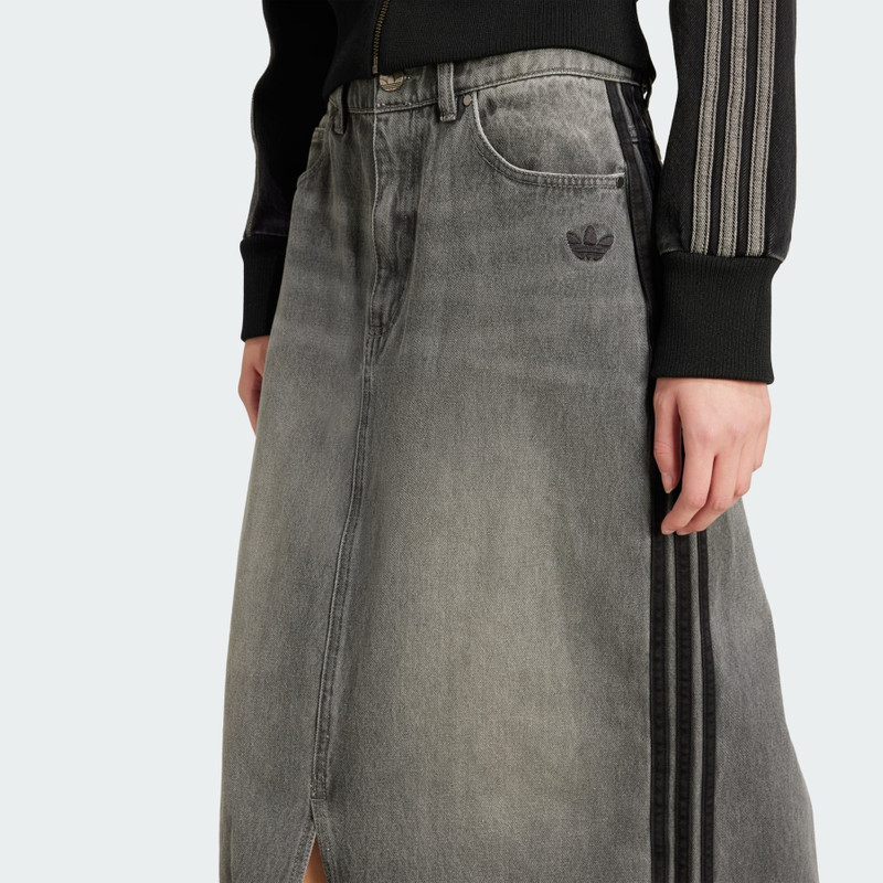 Adicolor 3-Stripes Denim Pencil Skirt 6
