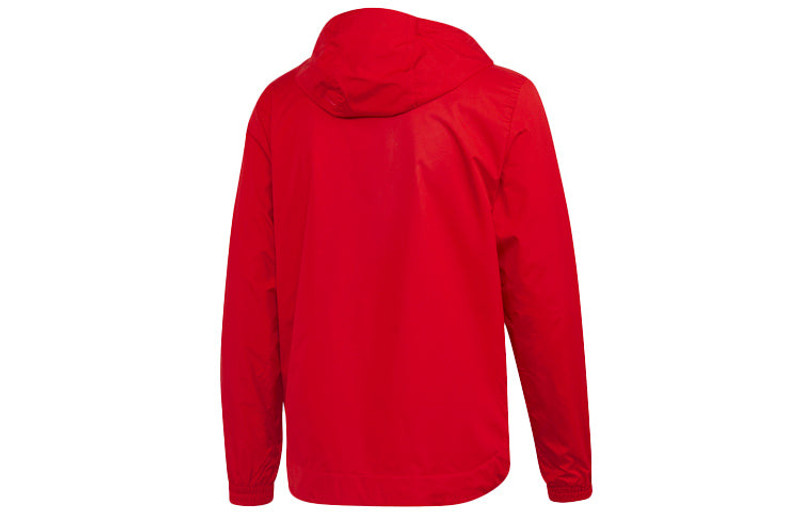 adidas adidas originals Lock Up WB Cardigan Casual Sports Hooded Jacket Pink Red Fluorescence FM3816 outlook