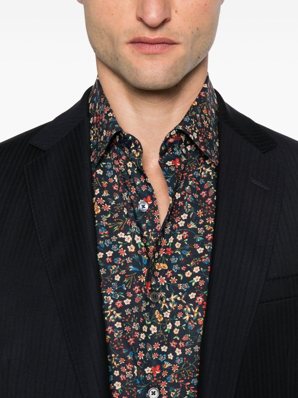 floral-print shirt - 5