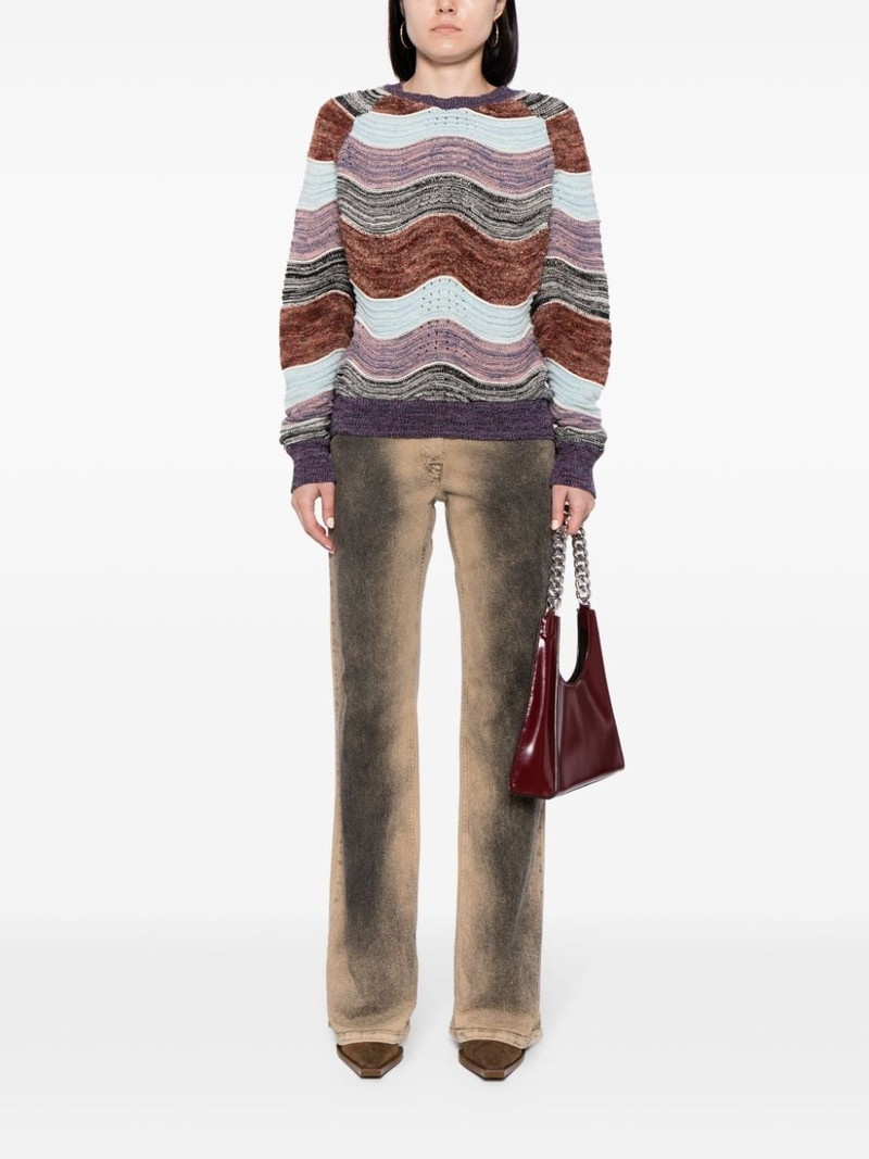 vitelli peacock-knit jumper outlook