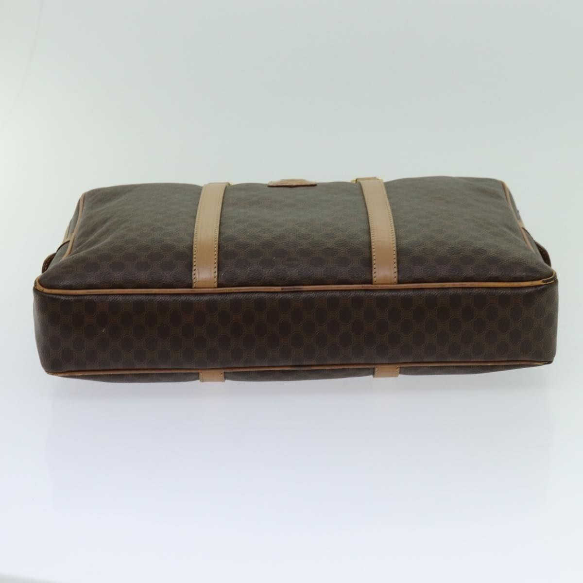 CELINE Macadam Canvas Hand Bag Pvc Brown - 6