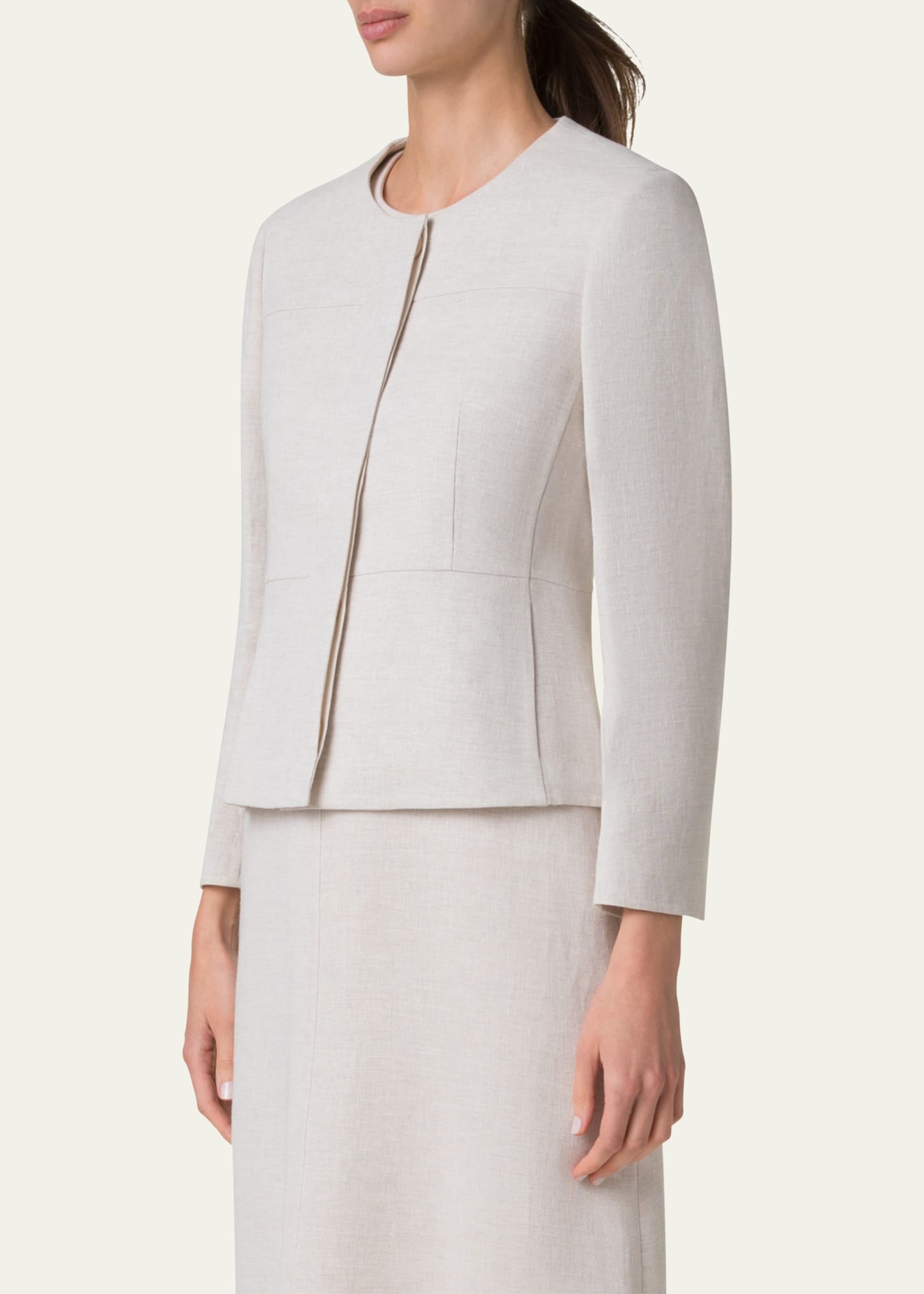 Tina Double-Face Fitted Jacket - 4