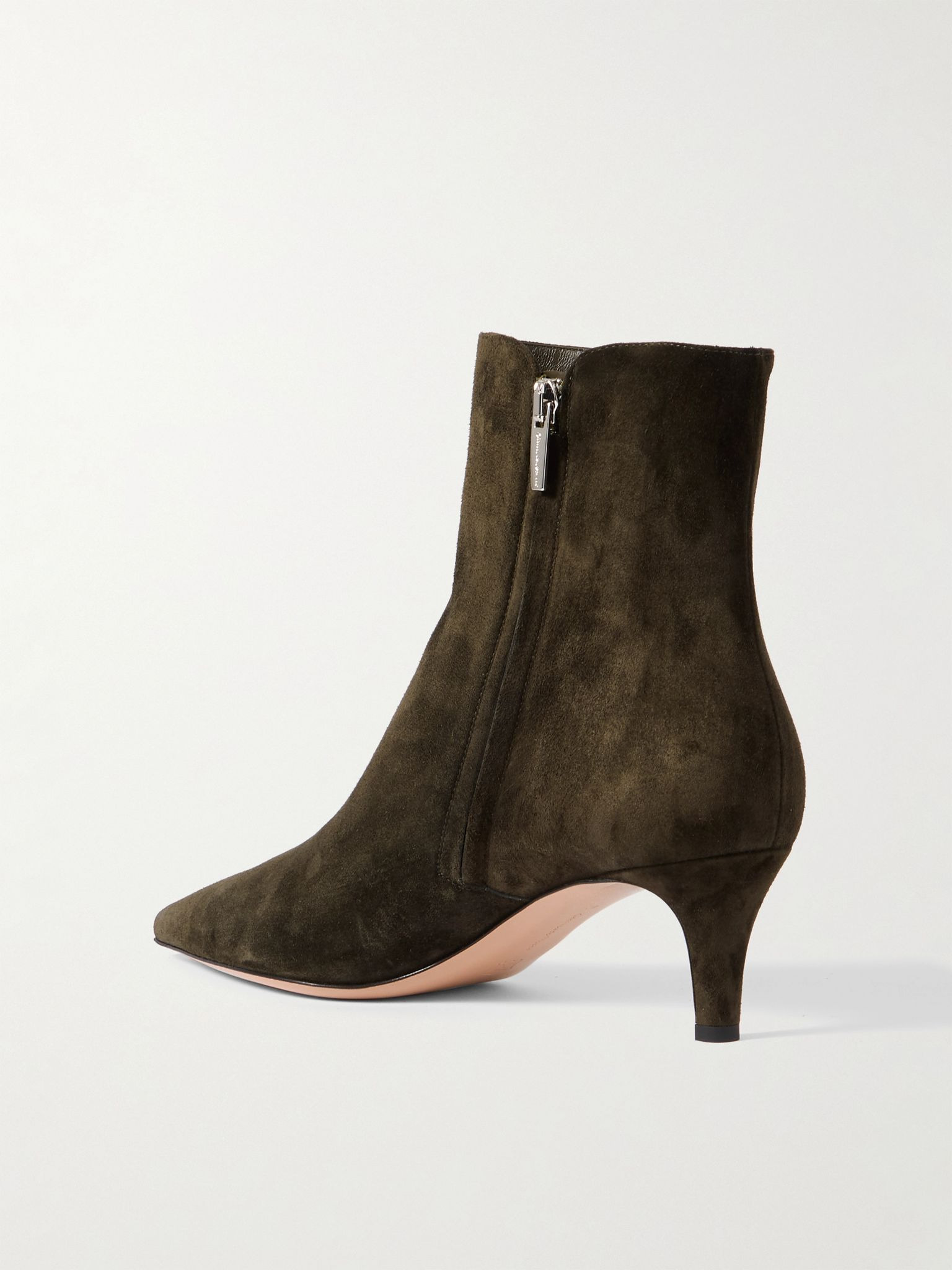 Levy 55 suede ankle boots Army green - 3