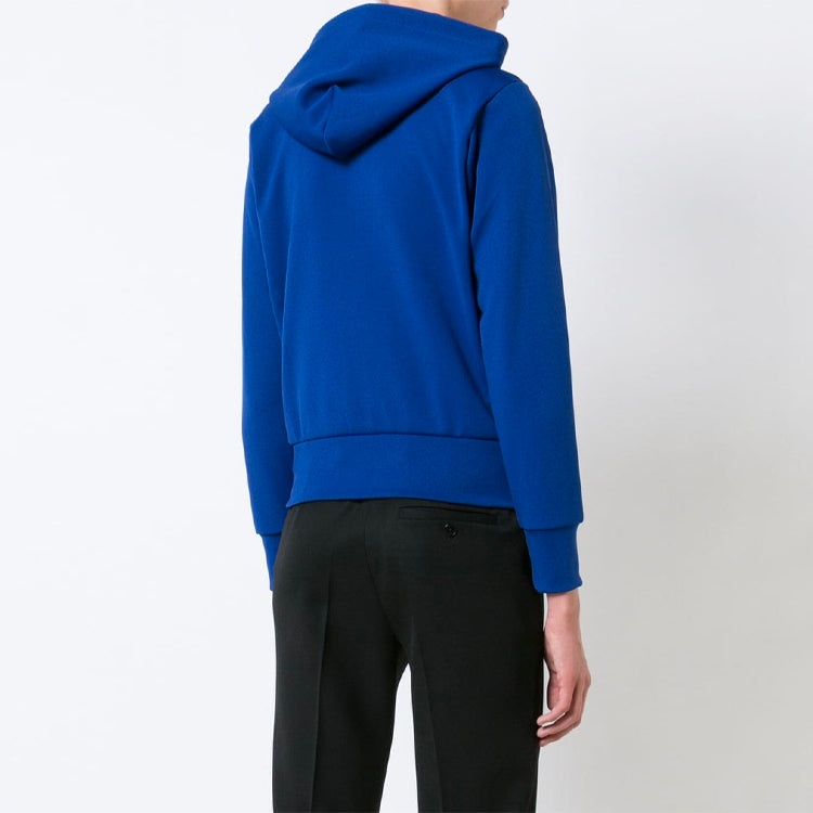 COMME des GARCONS PLAY Red Heart Zip Up Hoodie 'Blue' AZ-T172-051-2 - 4