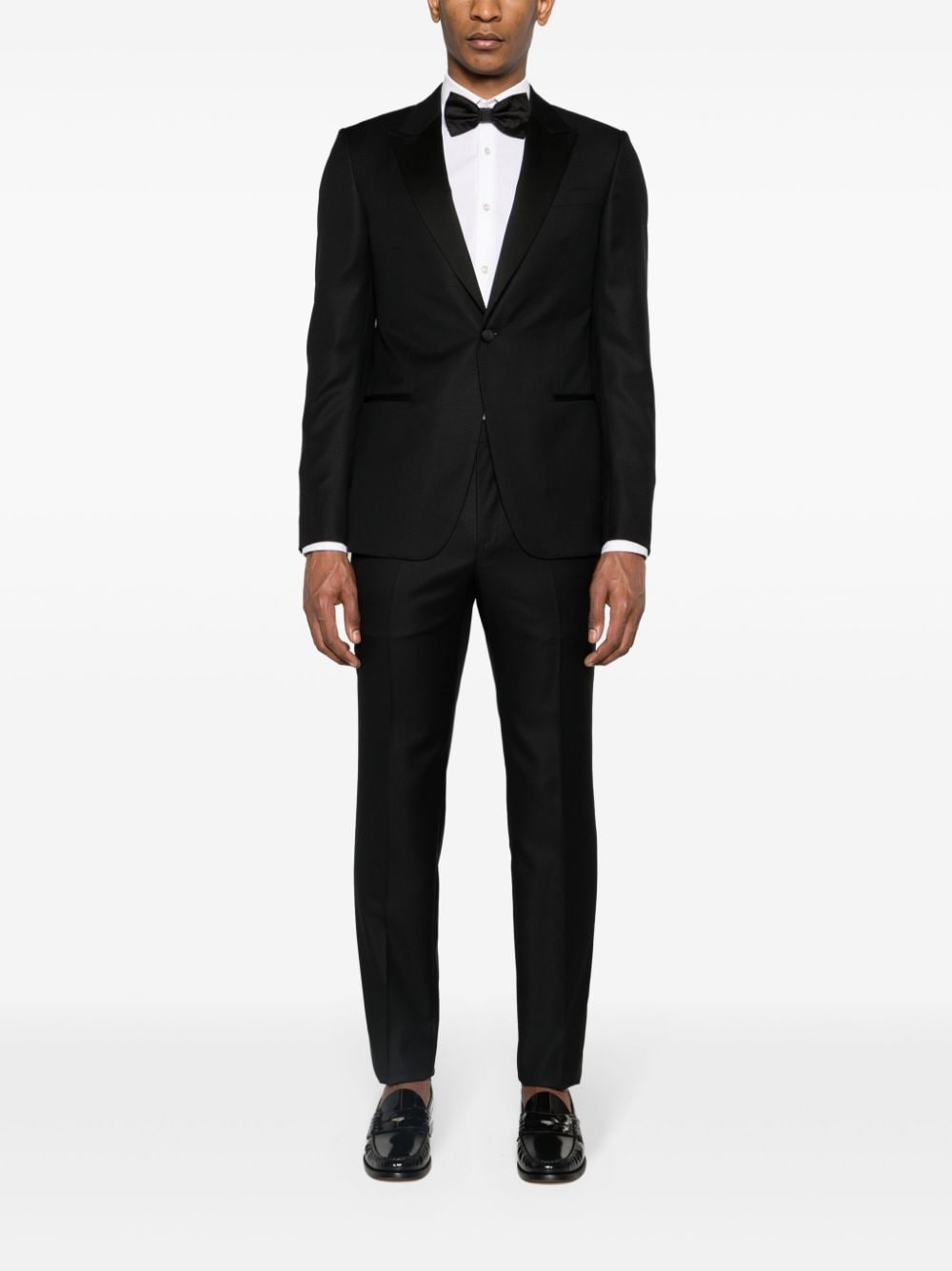 single-breasted wool suit - 2
