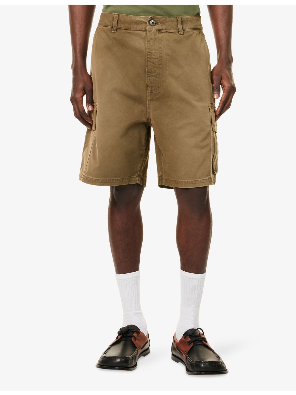 Cargo Regular-Fit Cotton Shorts - 3