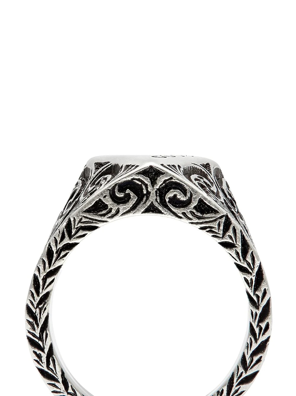 heart wide band ring - 2