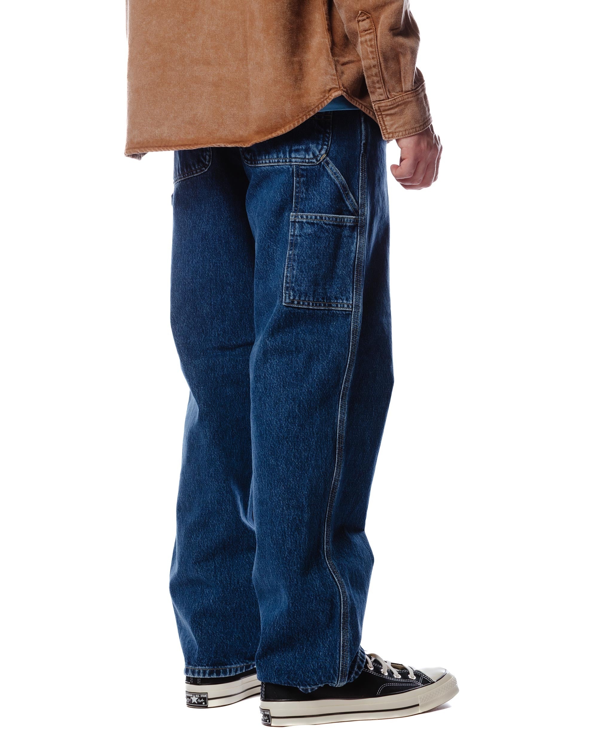 Carhartt W.I.P. Single Knee Pant Blue Stone Washed - 4