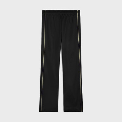 CELINE triomphe track pants in double face jersey outlook