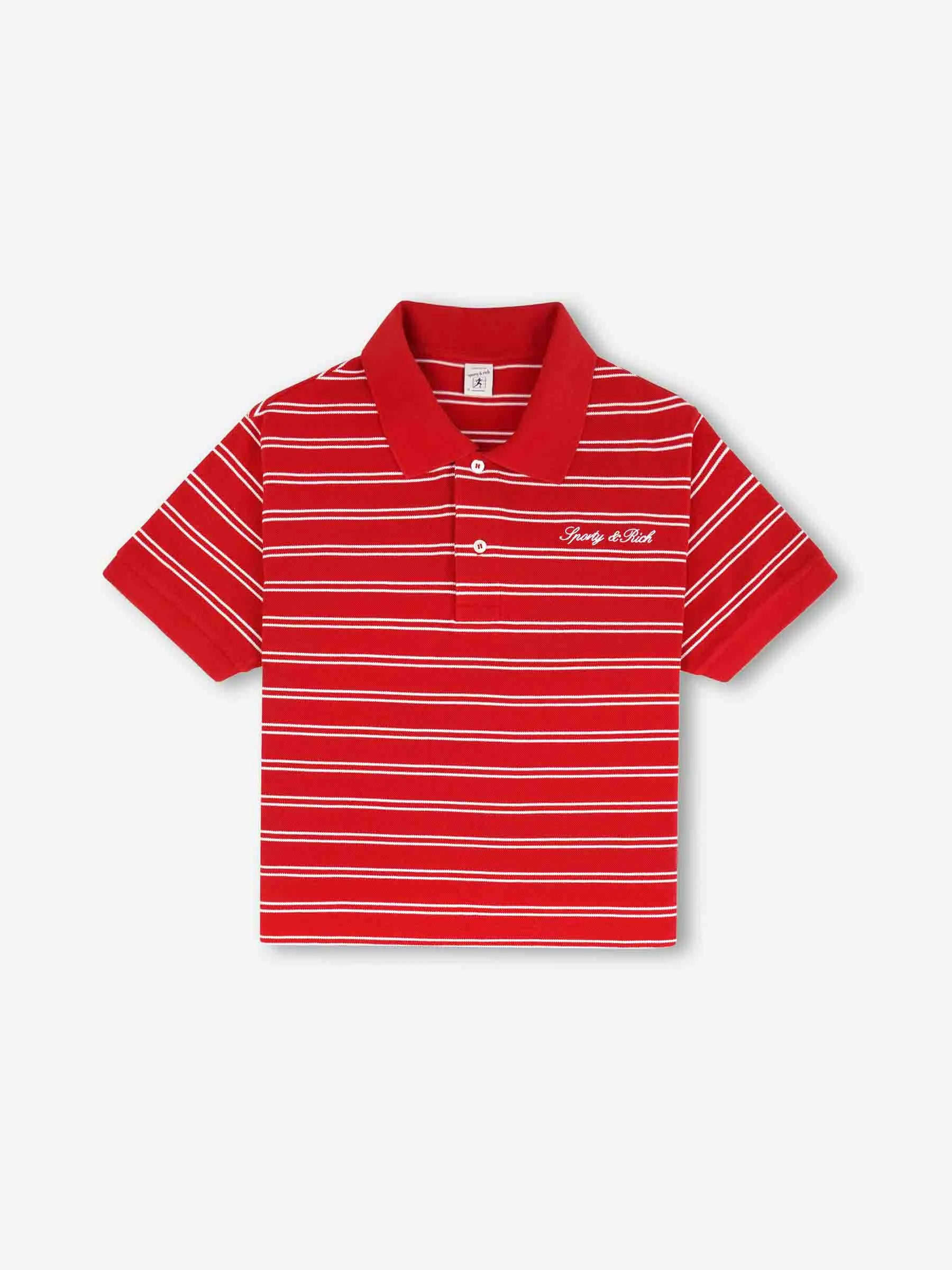 STRIPED POLO SHIRT LOGO - 1