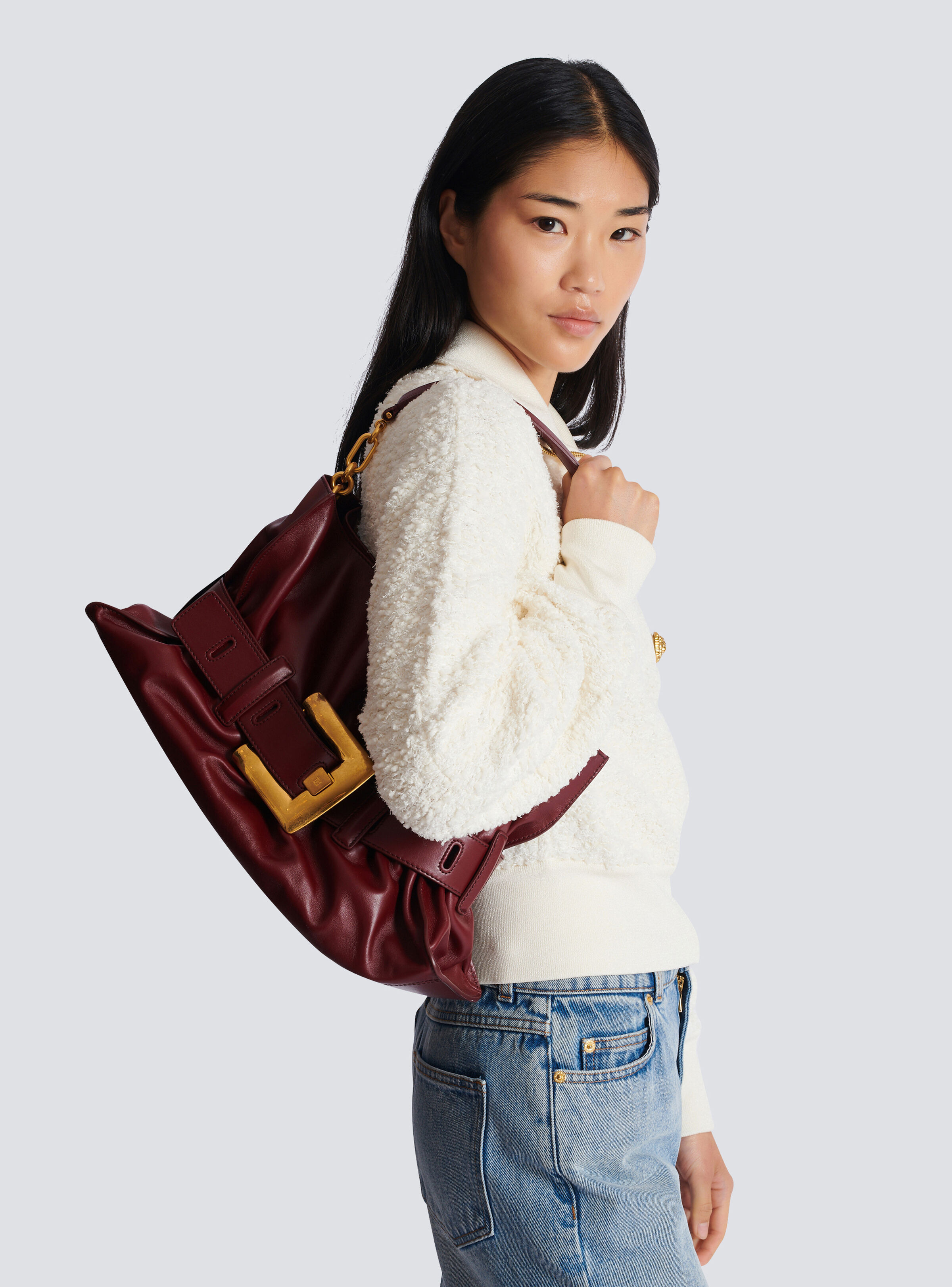 Medium Anthem bag in leather - 8