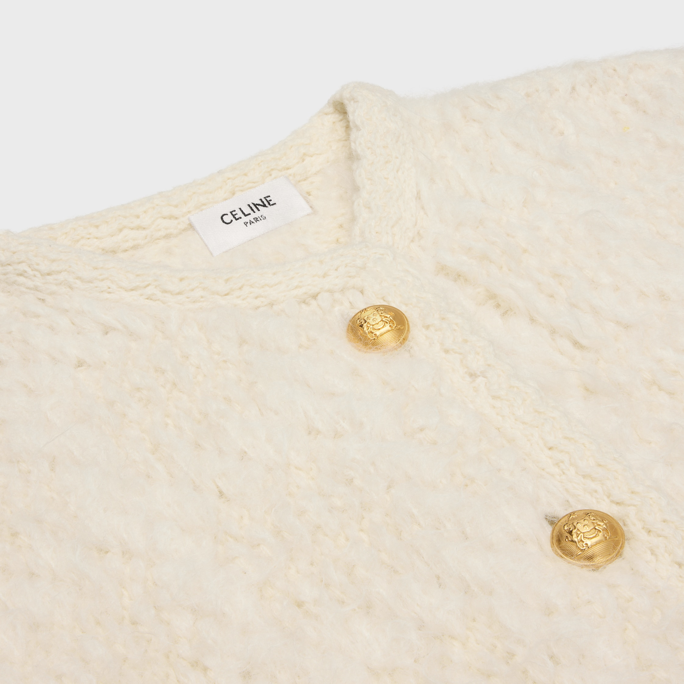 cardigan jacket in alpaca wool - 3