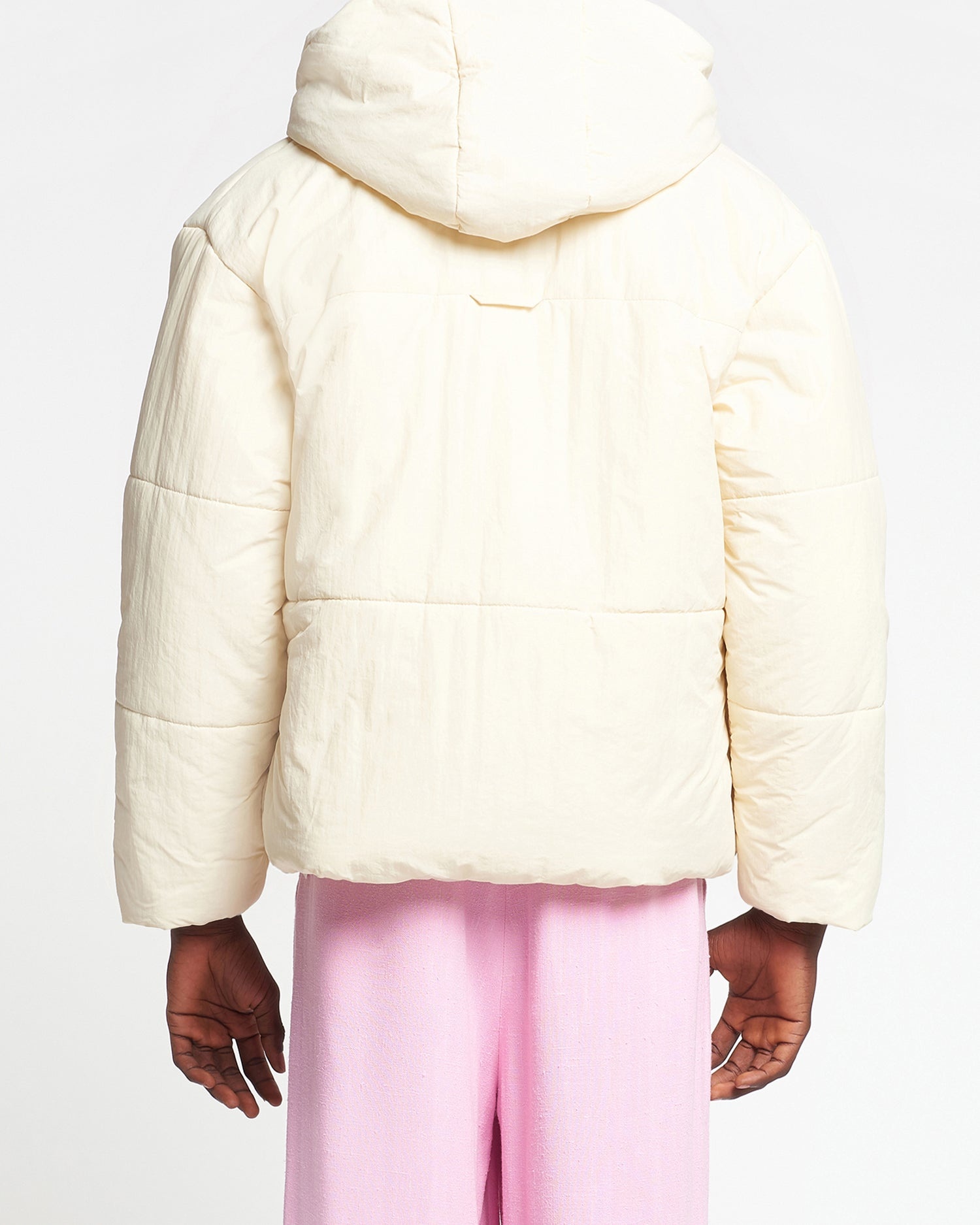 Tech Poplin Hooded Puffer Jacket - 5