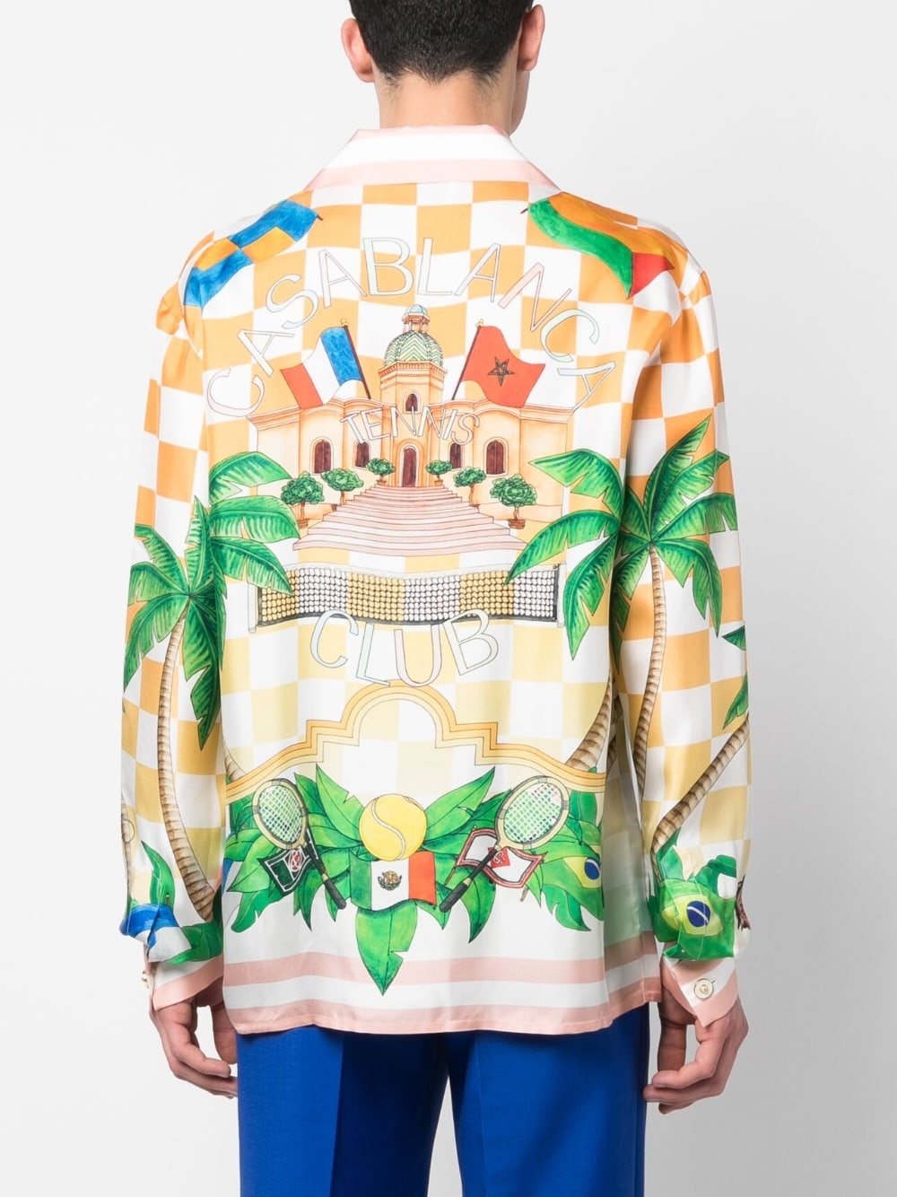 Tennis Club silk shirt - 4