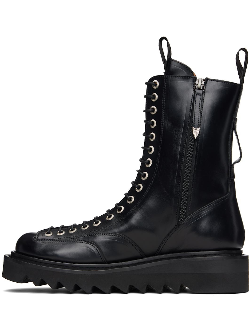 Black Leather Boots - 3