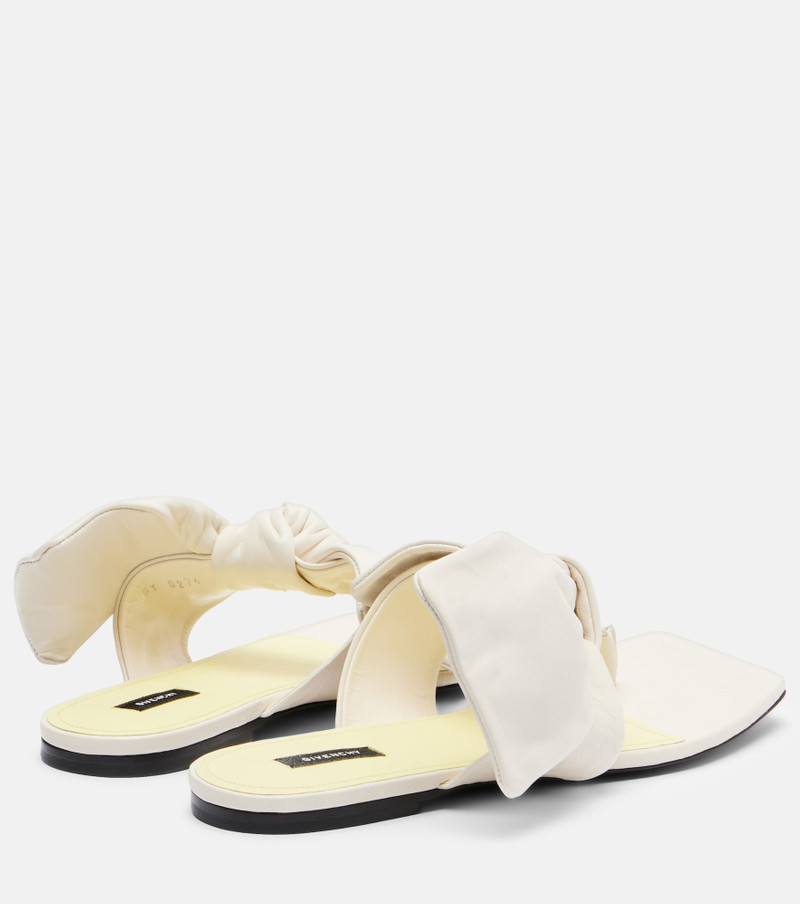 Givenchy Boudoir Bow leather sandals outlook