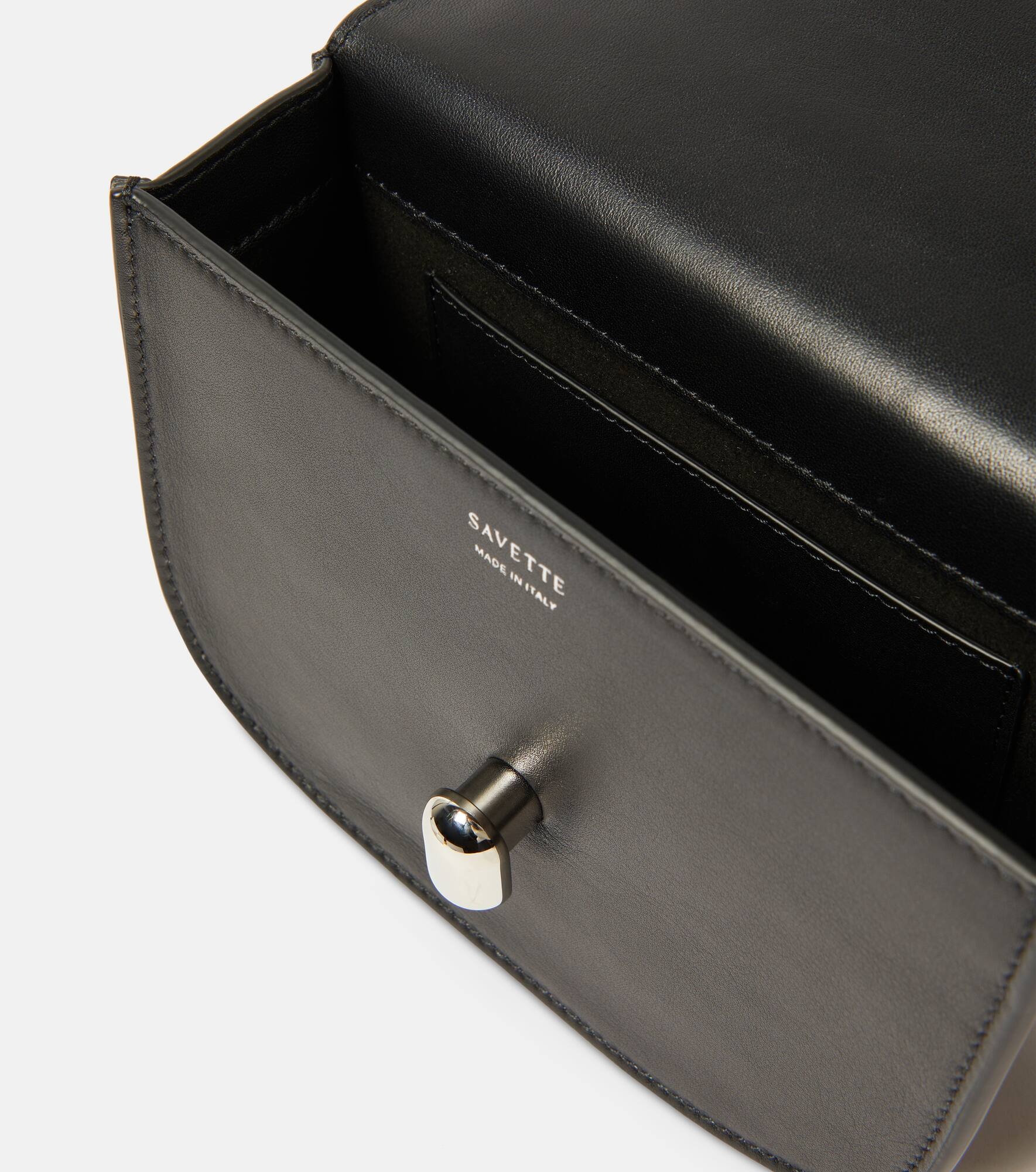 Tondo Mini leather tote bag - 3
