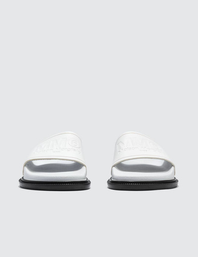 MM6 Maison Margiela Leather Slippers outlook