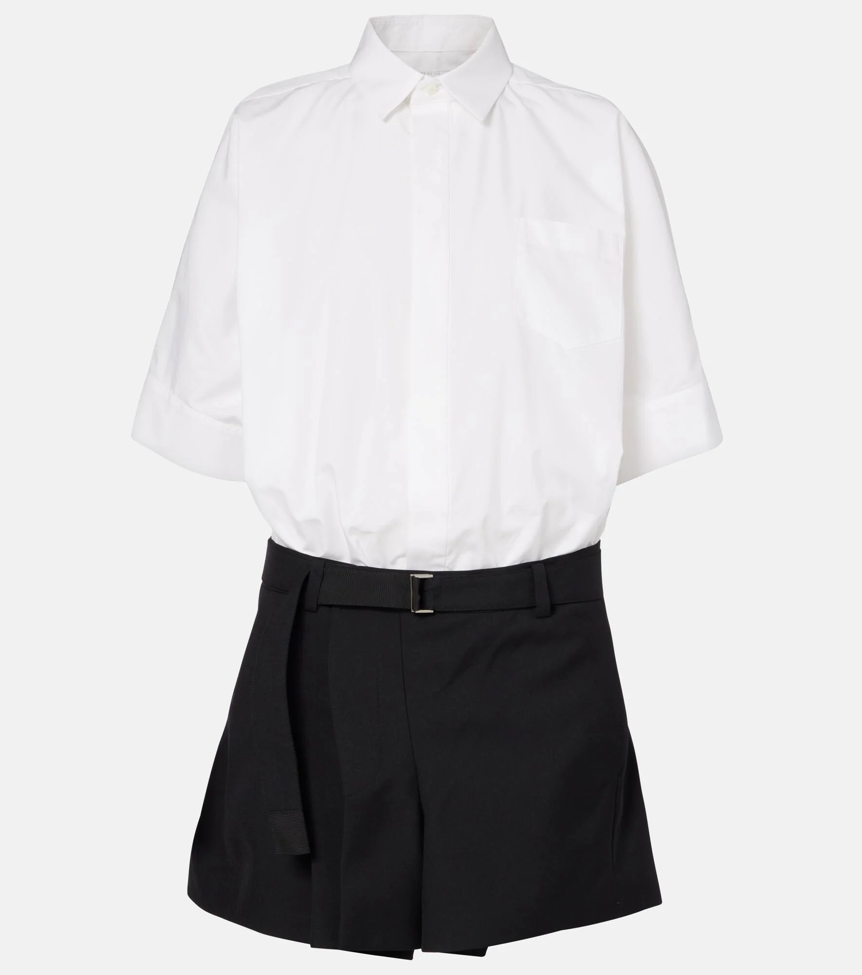 Poplin minidress - 1