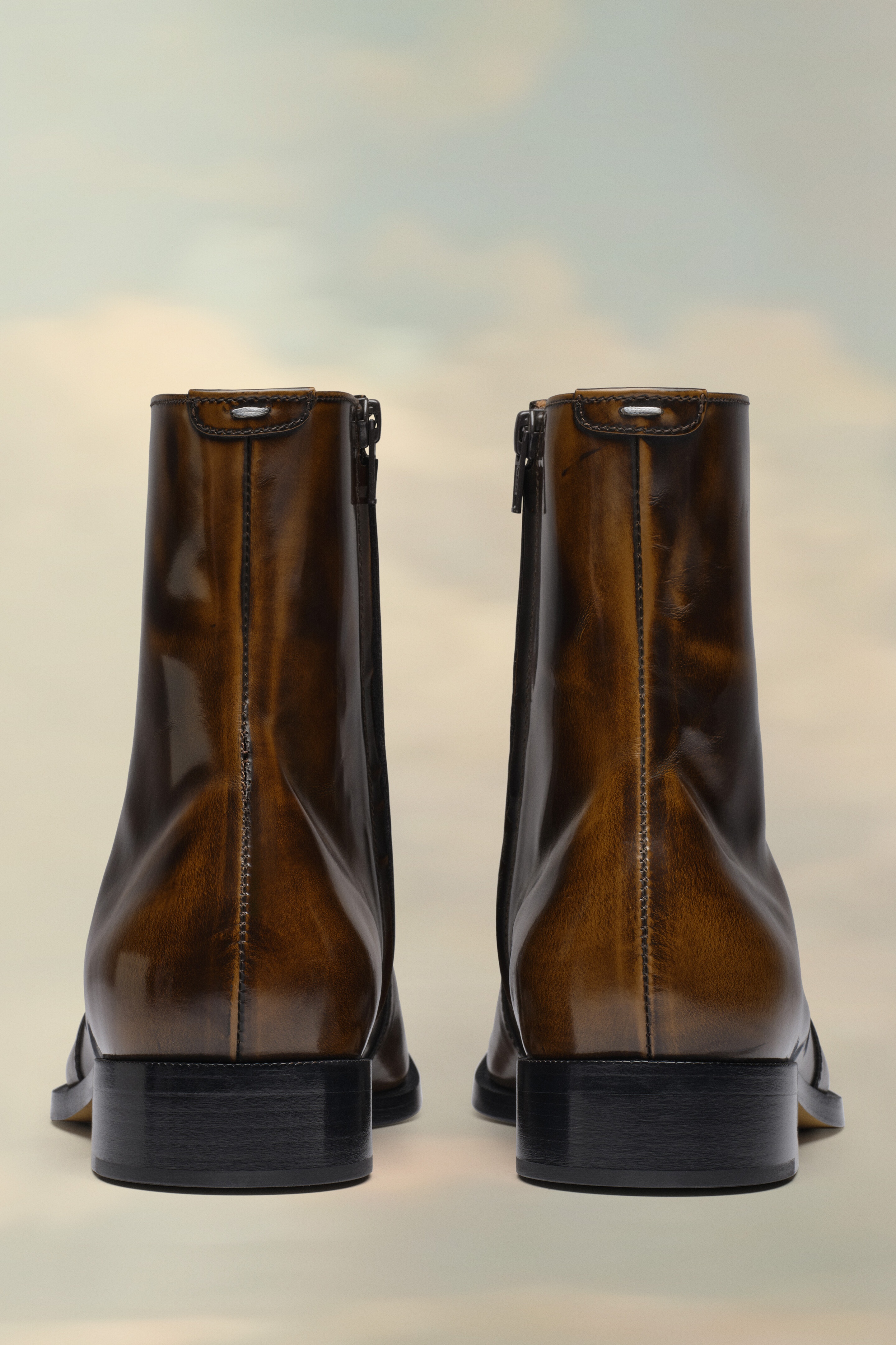 Waxed Leather Boots - 3