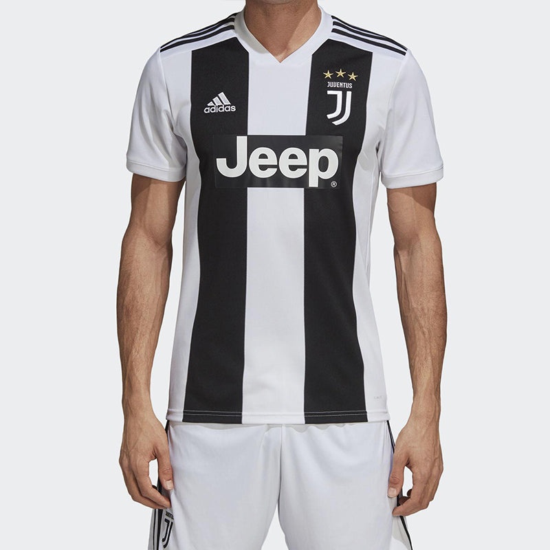 adidas Juventus Home Replica Jersey White Black 18-19 Soccer/Football Team CF3489 - 3