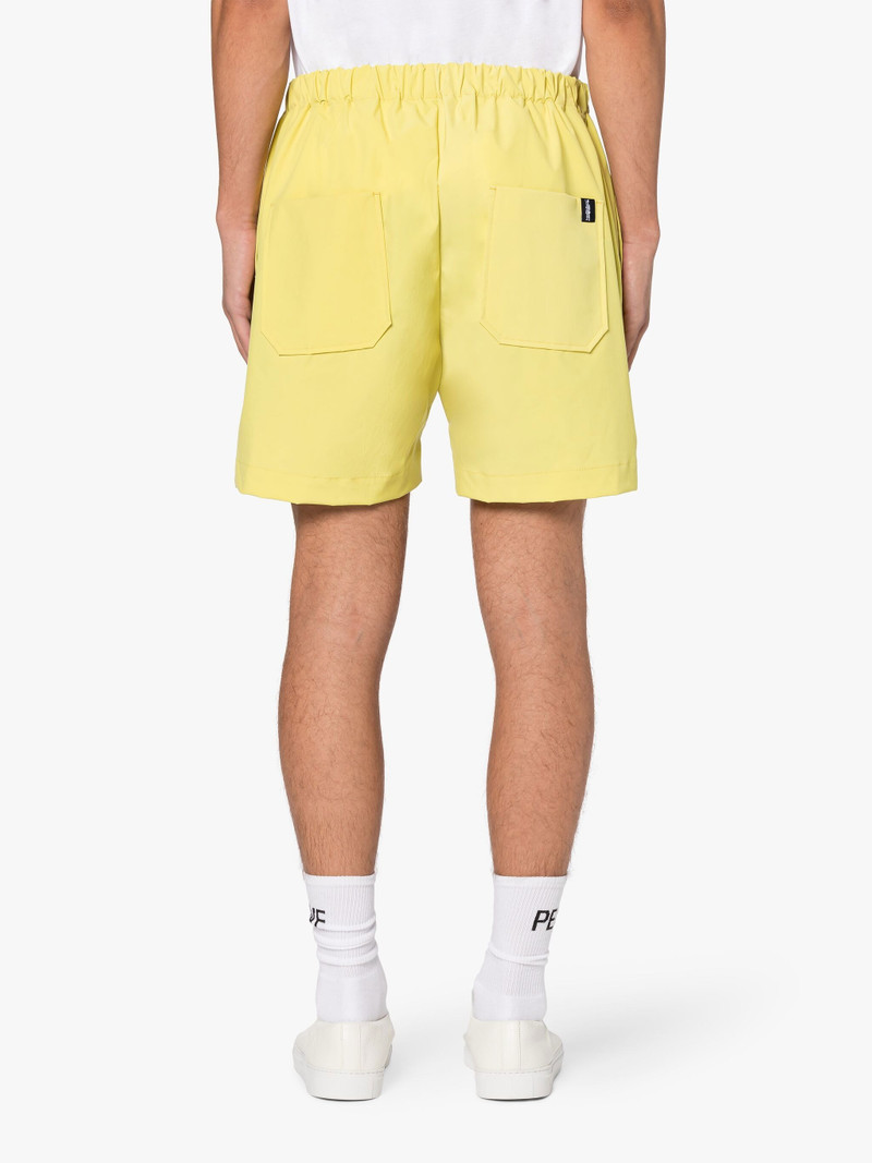 PLAIN CAPTAIN YELLOW ECO DRY SHORTS 4