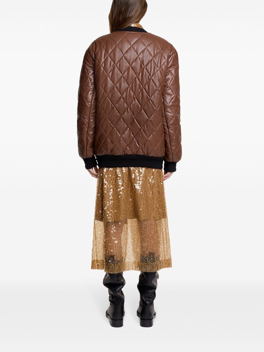 long quilted blouson - 3