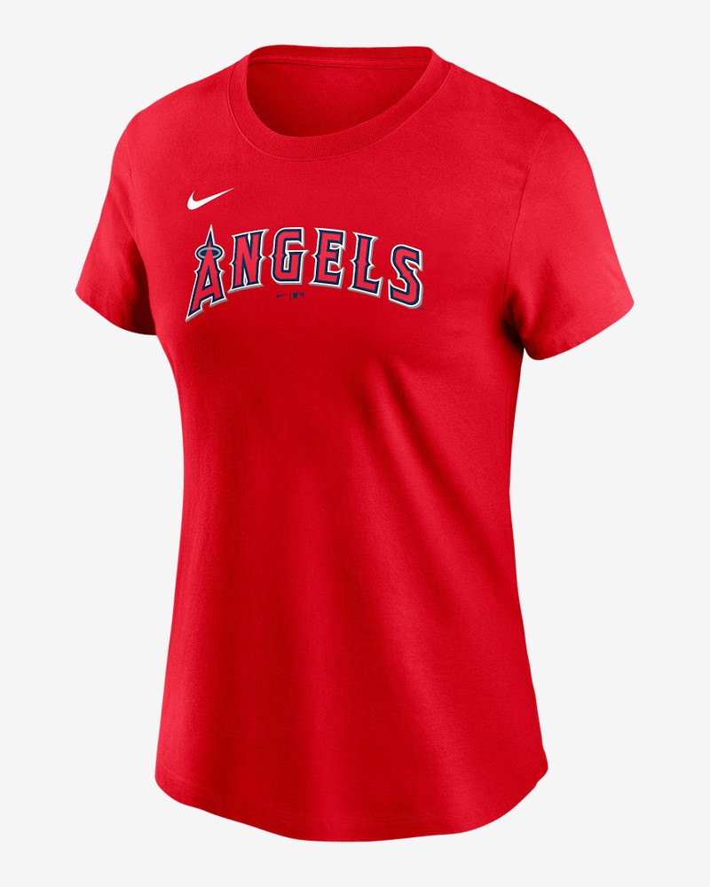 Mike Trout Los Angeles Angels Fuse Women's Nike MLB T-Shirt 1