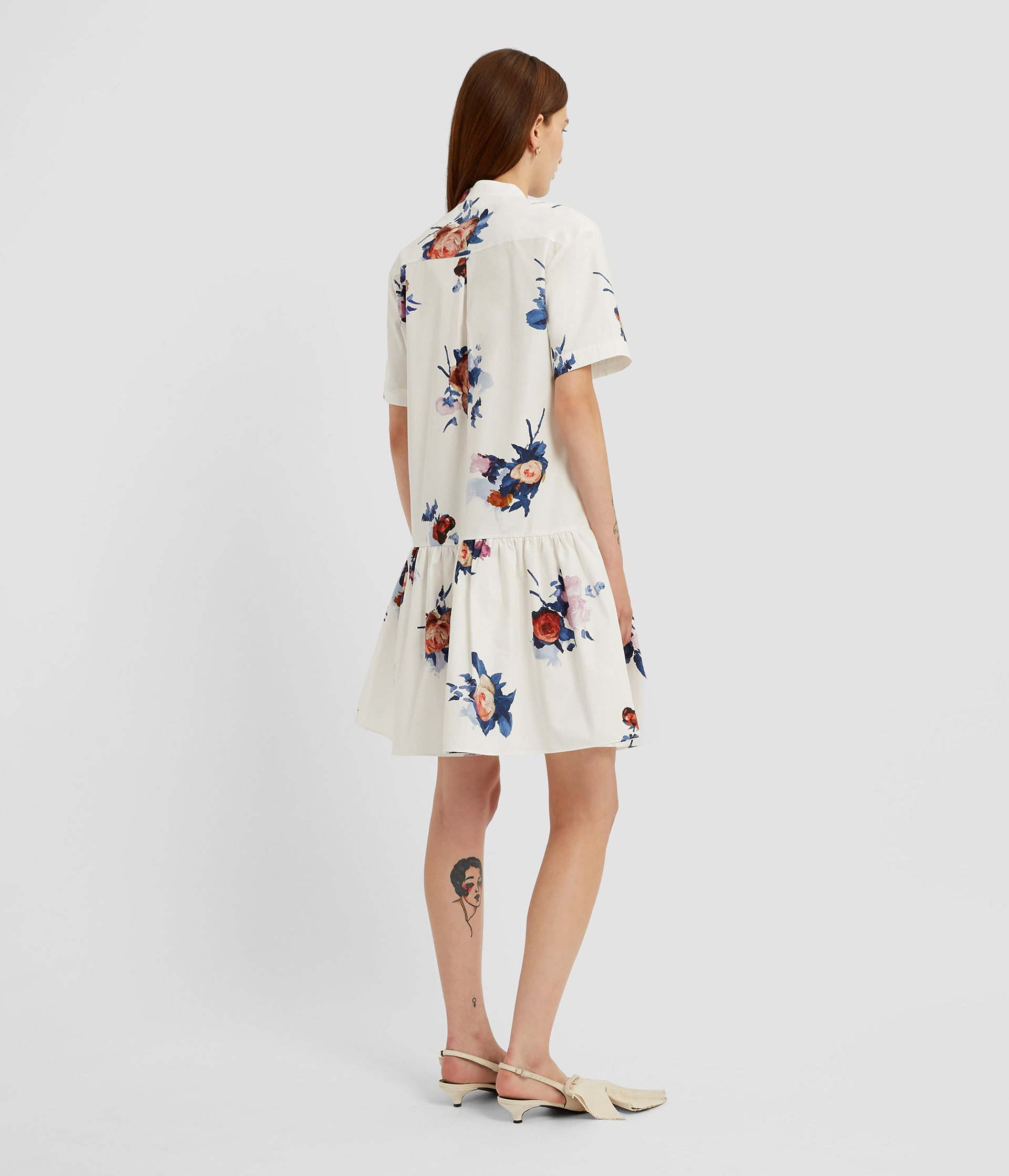 SHORT SLEEVE MINI DRESS - 3