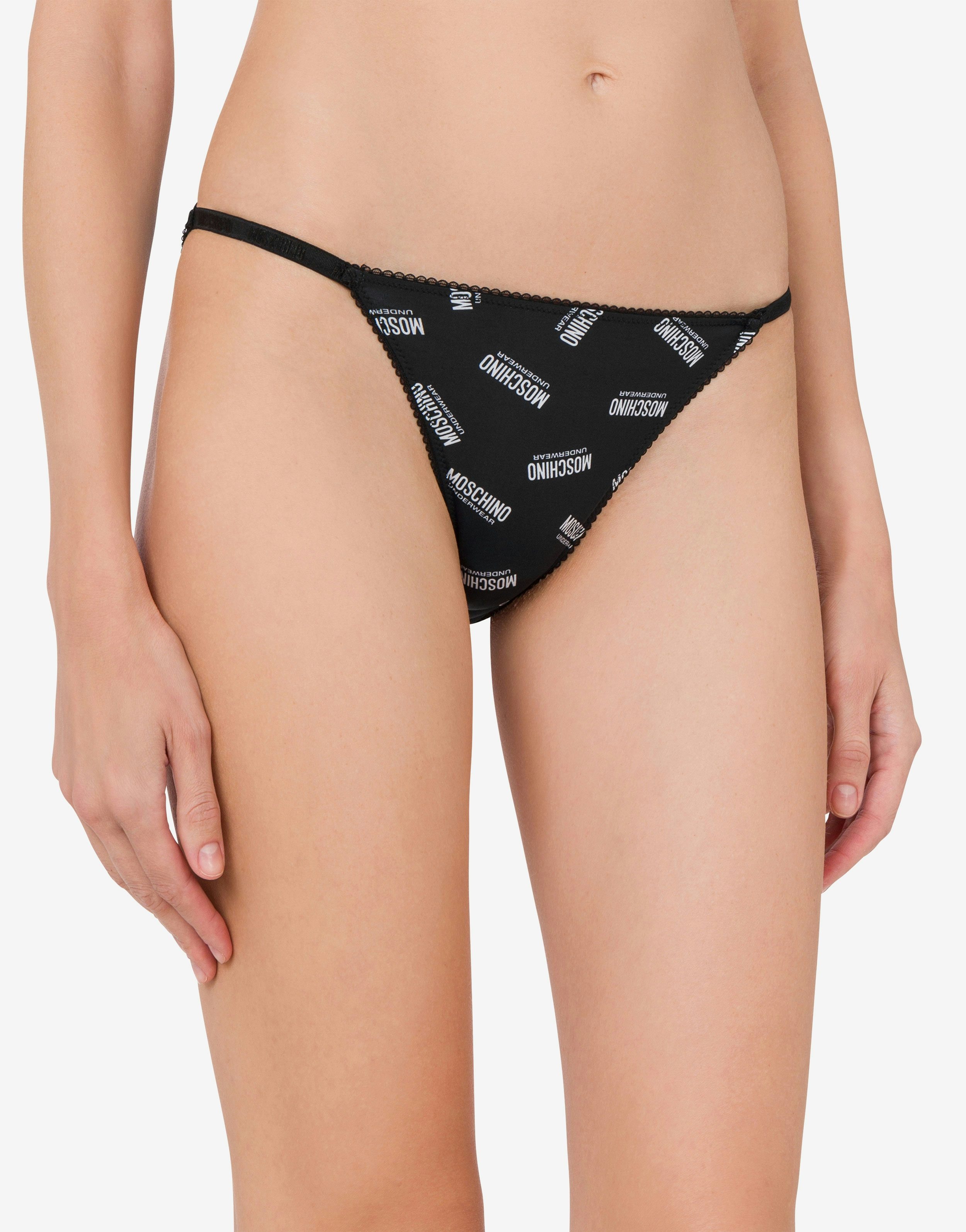 SET OF 3 TULLE AND MICROFIBER BRIEFS - 5