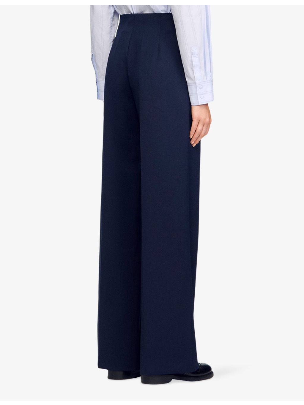 Straight-Leg Mid-Rise Woven Trousers - 4