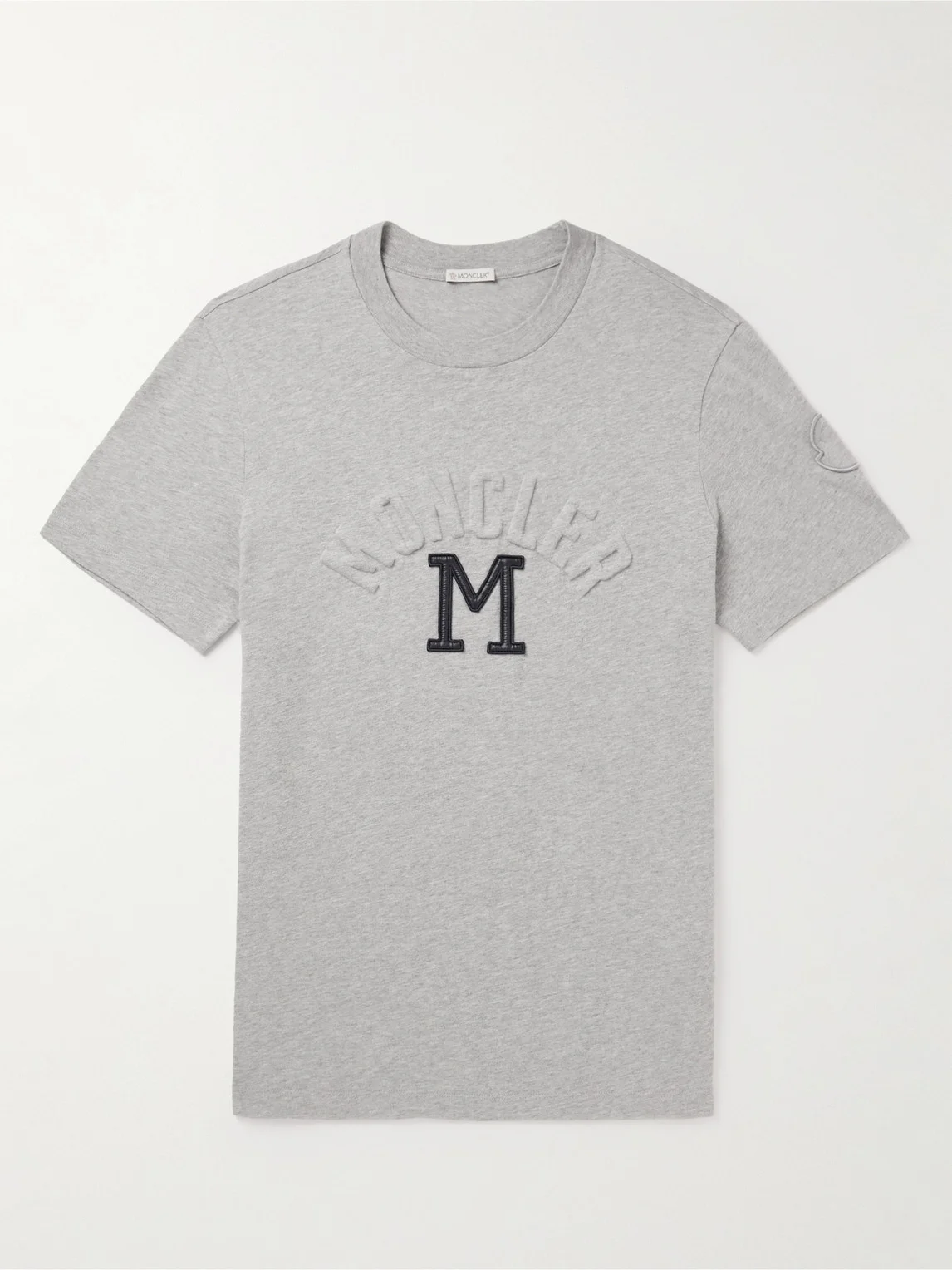 Logo-Appliquéd Cotton-Jersey T-Shirt - 1