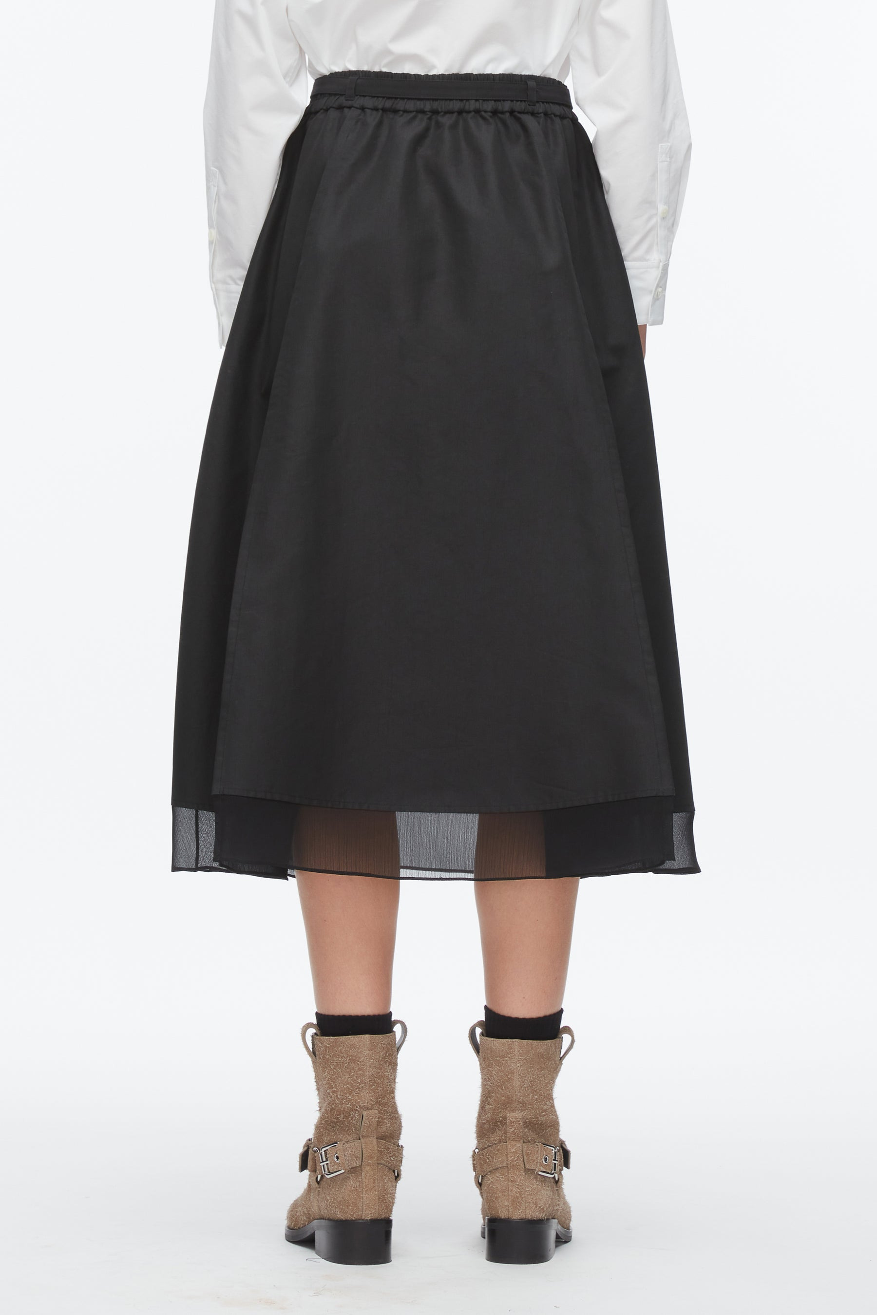 Belted Midi Skirt - 4