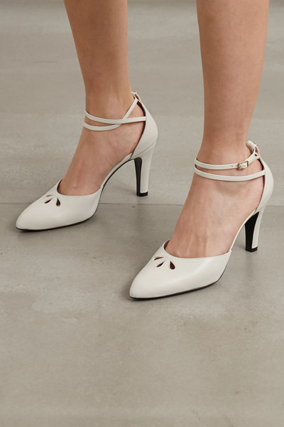 GUCCI Indya cutout leather pumps  outlook