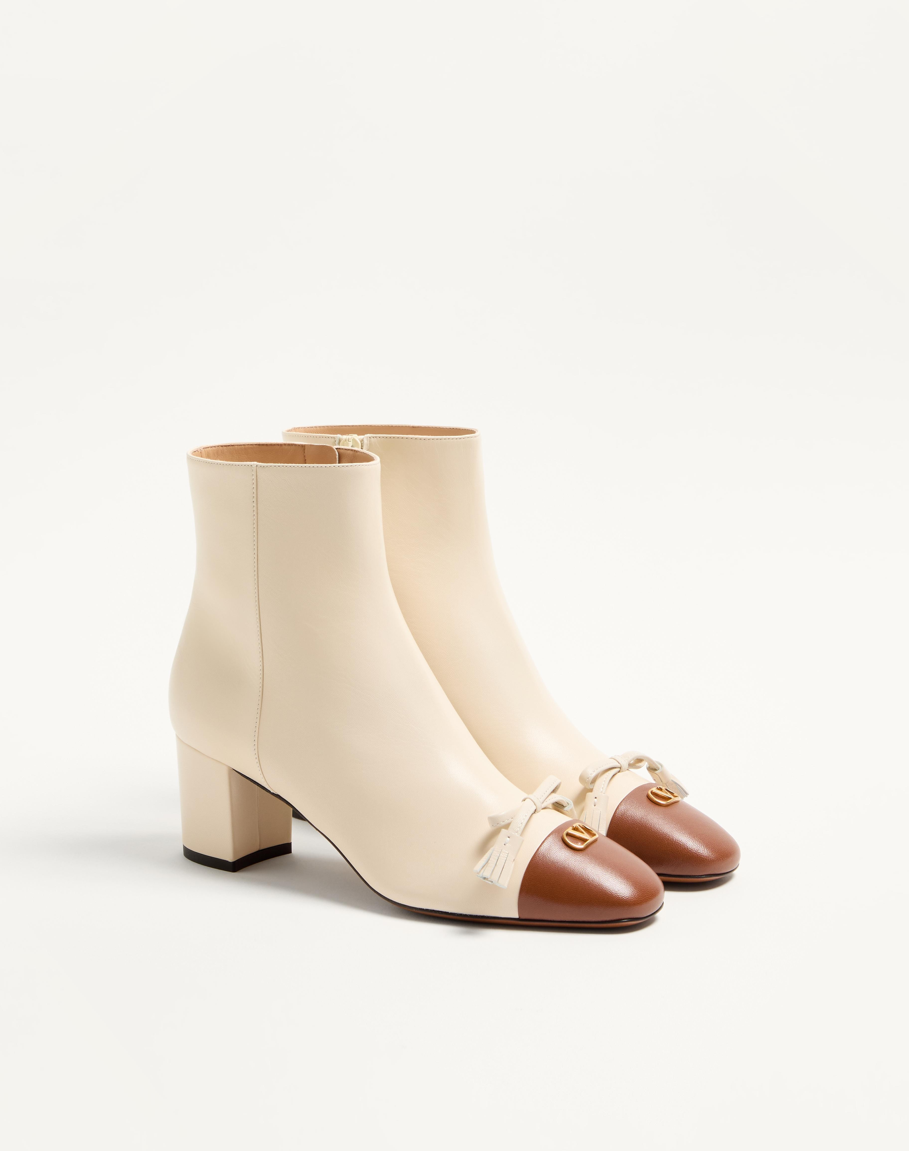 VALET DU ROI KIDSKIN LEATHER ANKLE BOOT 60MM - 3