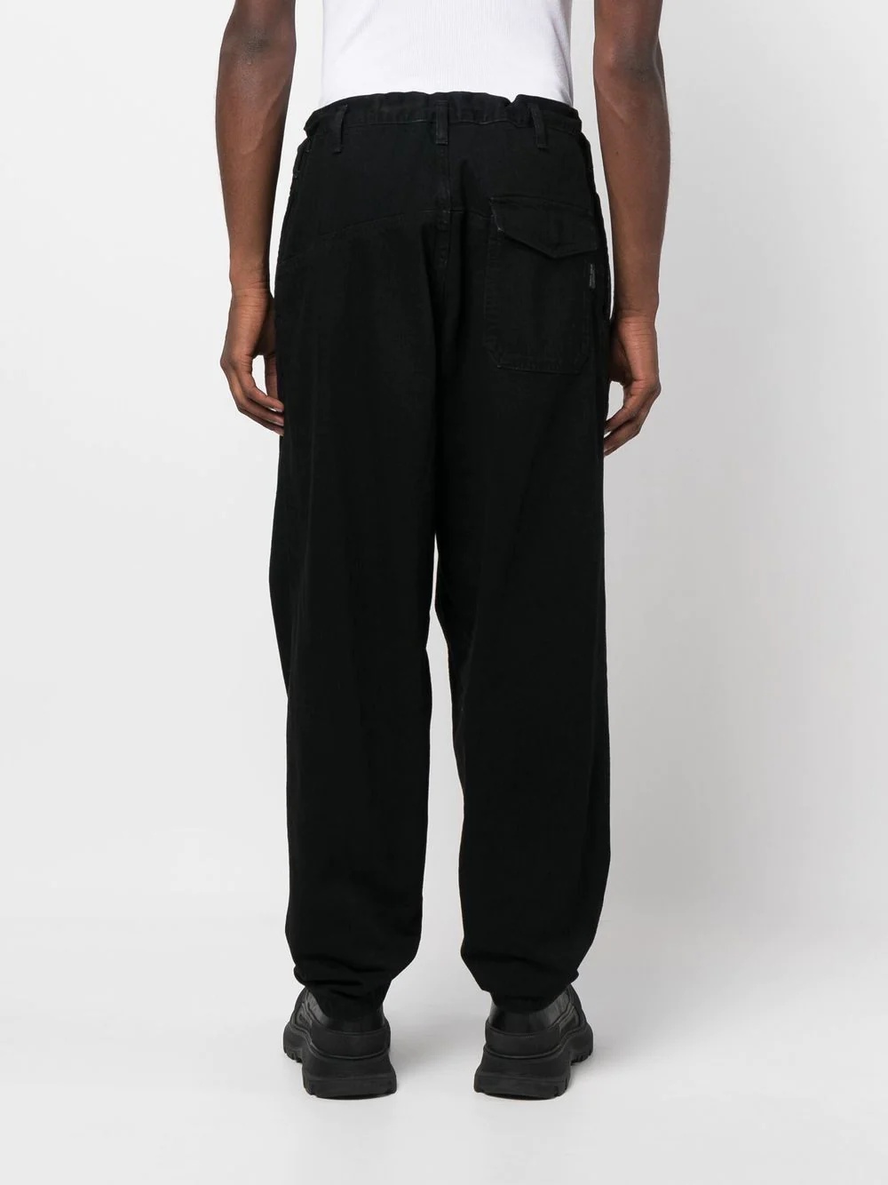 cotton cargo trousers - 4