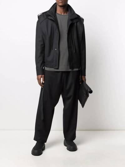 JUUN.J wool-blend layered jacket outlook