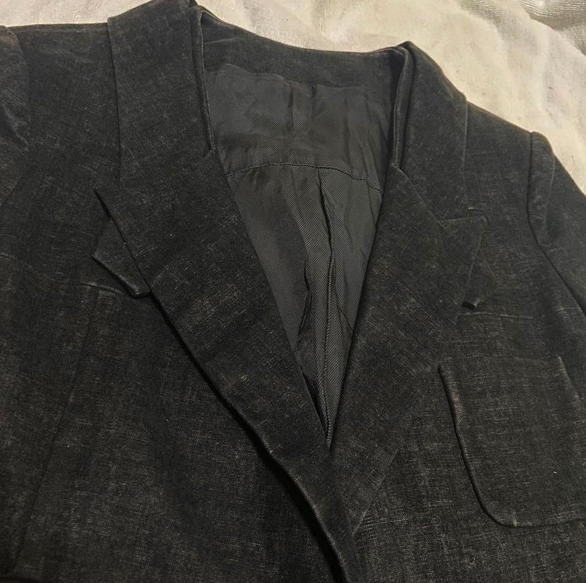Undercover aw08 indigo dyed double lapel blazer 1 - 7