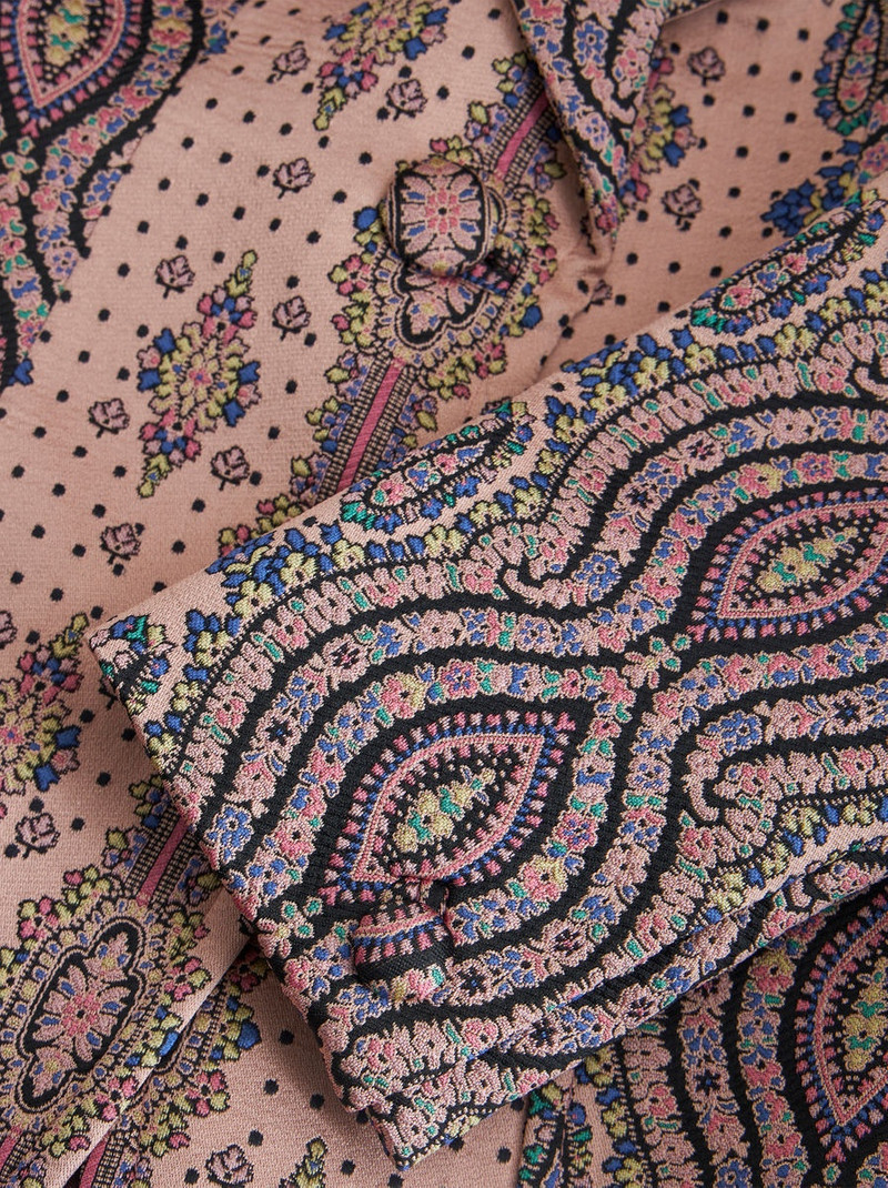 SLIM JACQUARD JACKET WITH POLKA DOTS 6