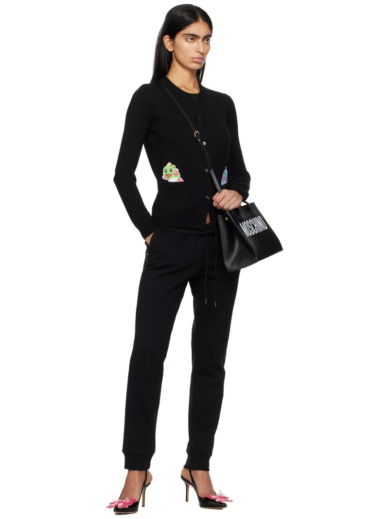 Moschino Black Patch Cardigan outlook