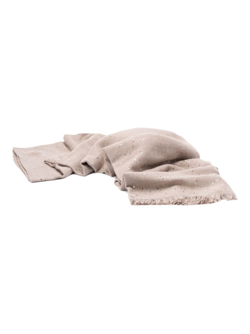 Brunello Cucinelli embellished scarf outlook