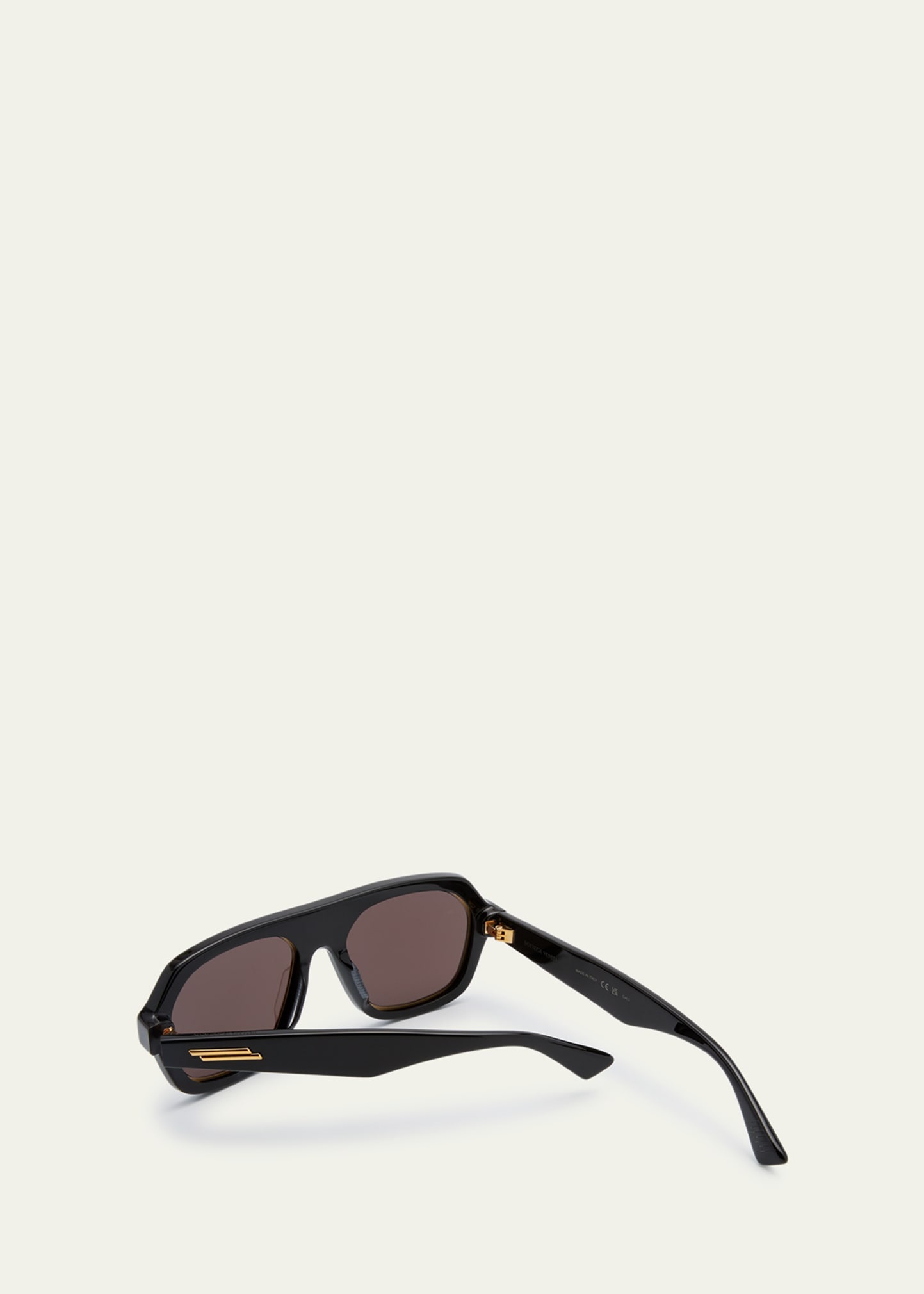 Two-Tone Acetate Aviator Sunglasses - 2