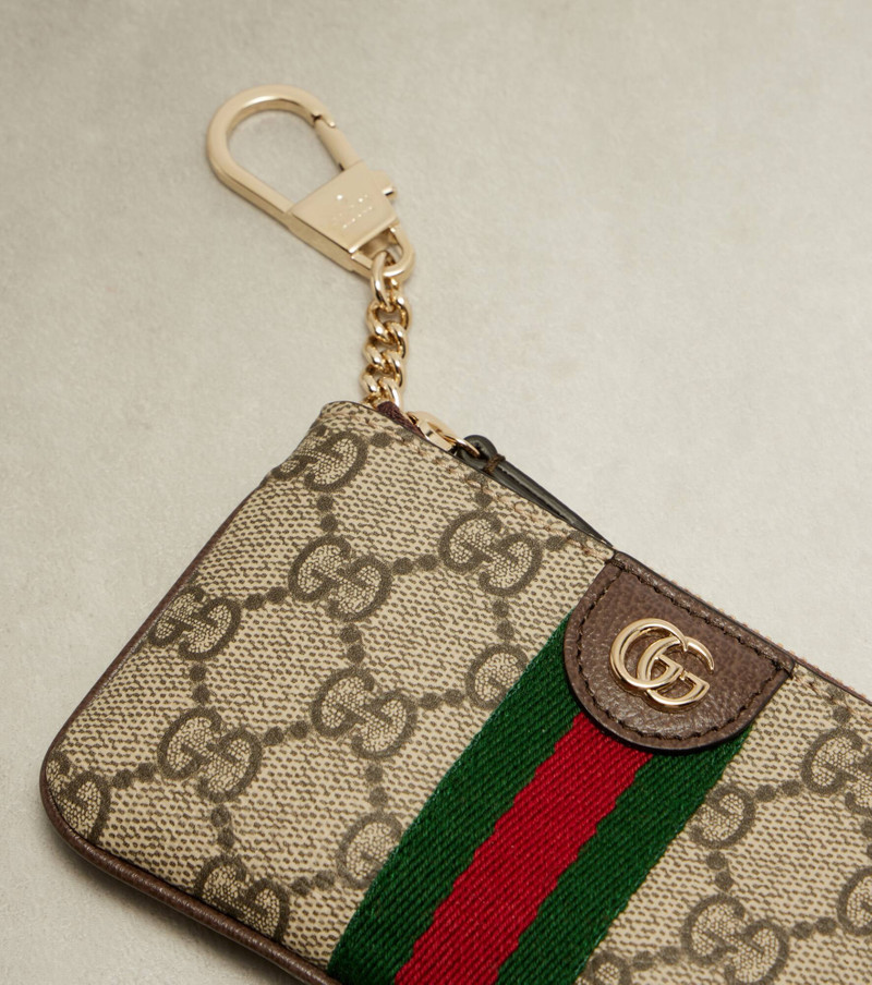 Ophidia GG Web Stripe coin purse 4