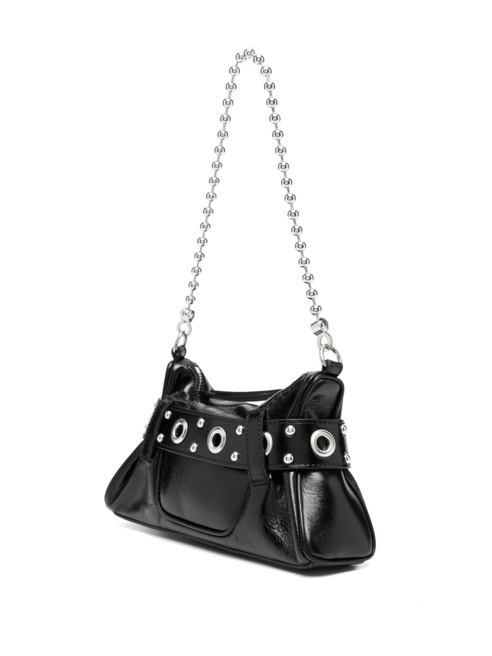 Gothic leather shoulder bag - 2