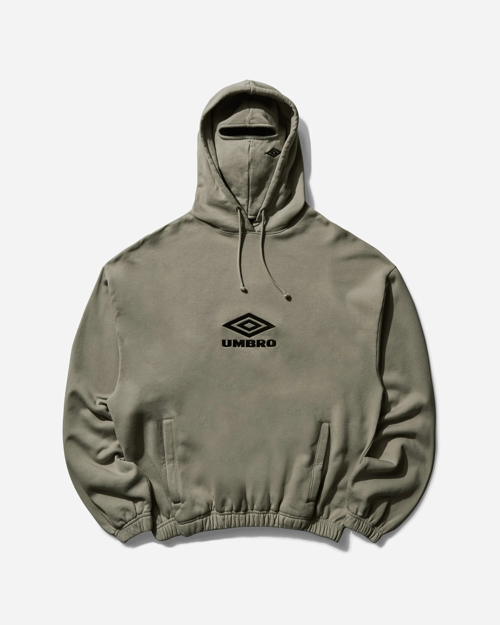 OG Logo Masked Hoodie Dark Greige - 1