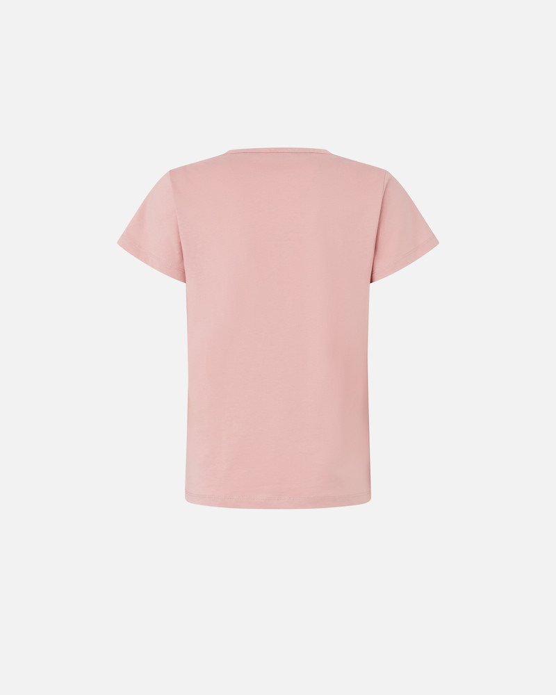 PINKO V-NECK T-SHIRT WITH JEWEL EMBROIDERY outlook