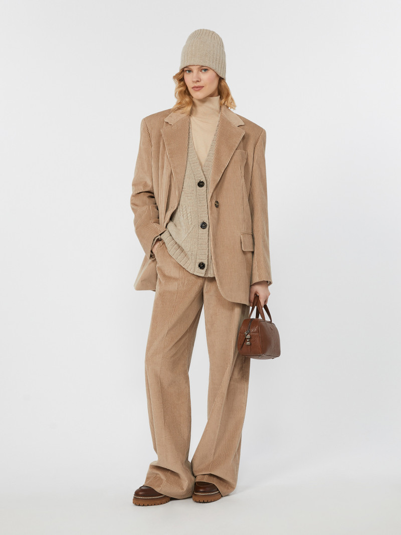 WEEKEND Max Mara FORMIA Single-breasted velvet blazer outlook