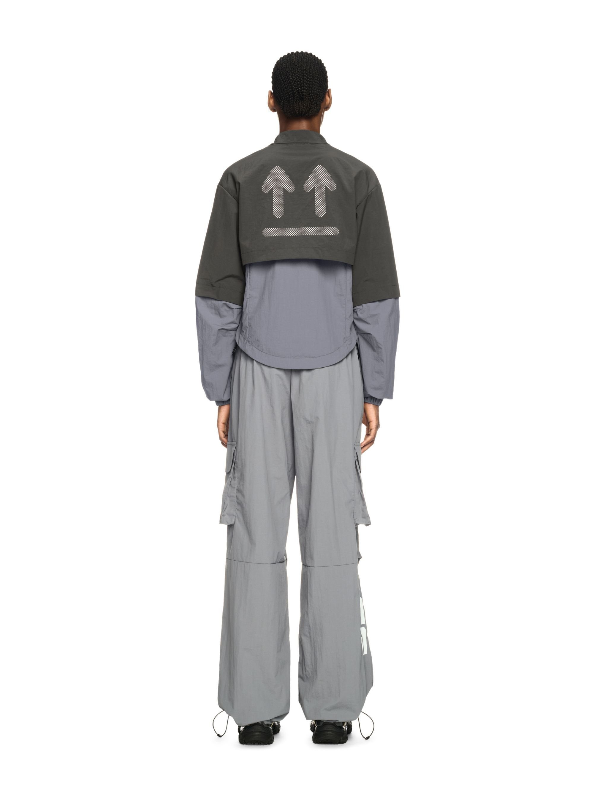 Dark Gray Off Parachute Jacket - 5
